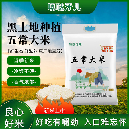 嘎哒牙儿 五常大米 绿色食品 稻花香 东北大米