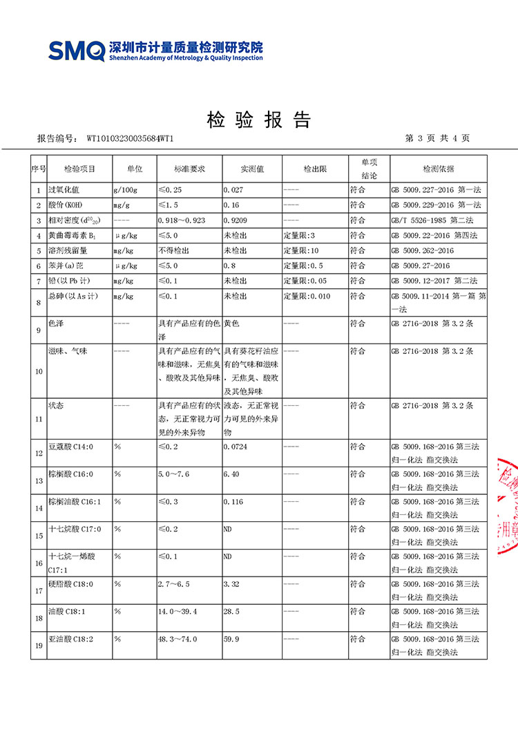 金龙鱼阳光葵花籽油非转基因